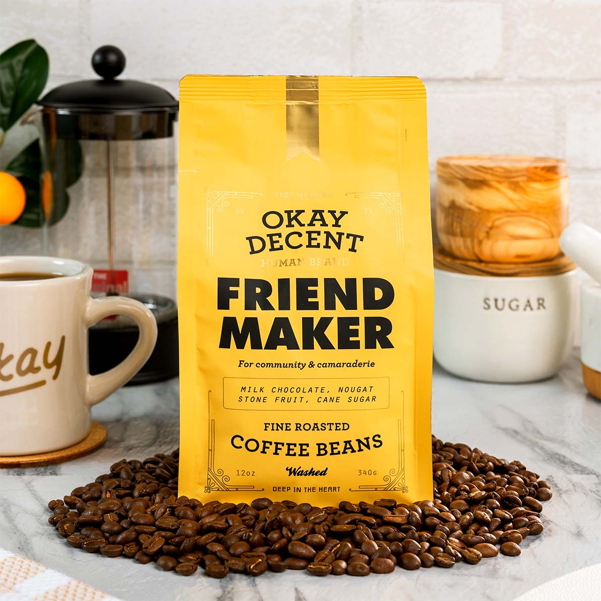 Okay Decent Human Brand Friend Maker Roast