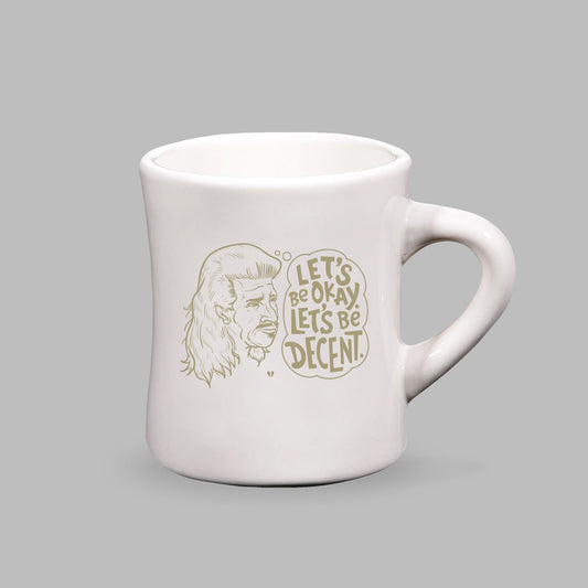 Let's Be Okay Diner Mug (Set of 2)