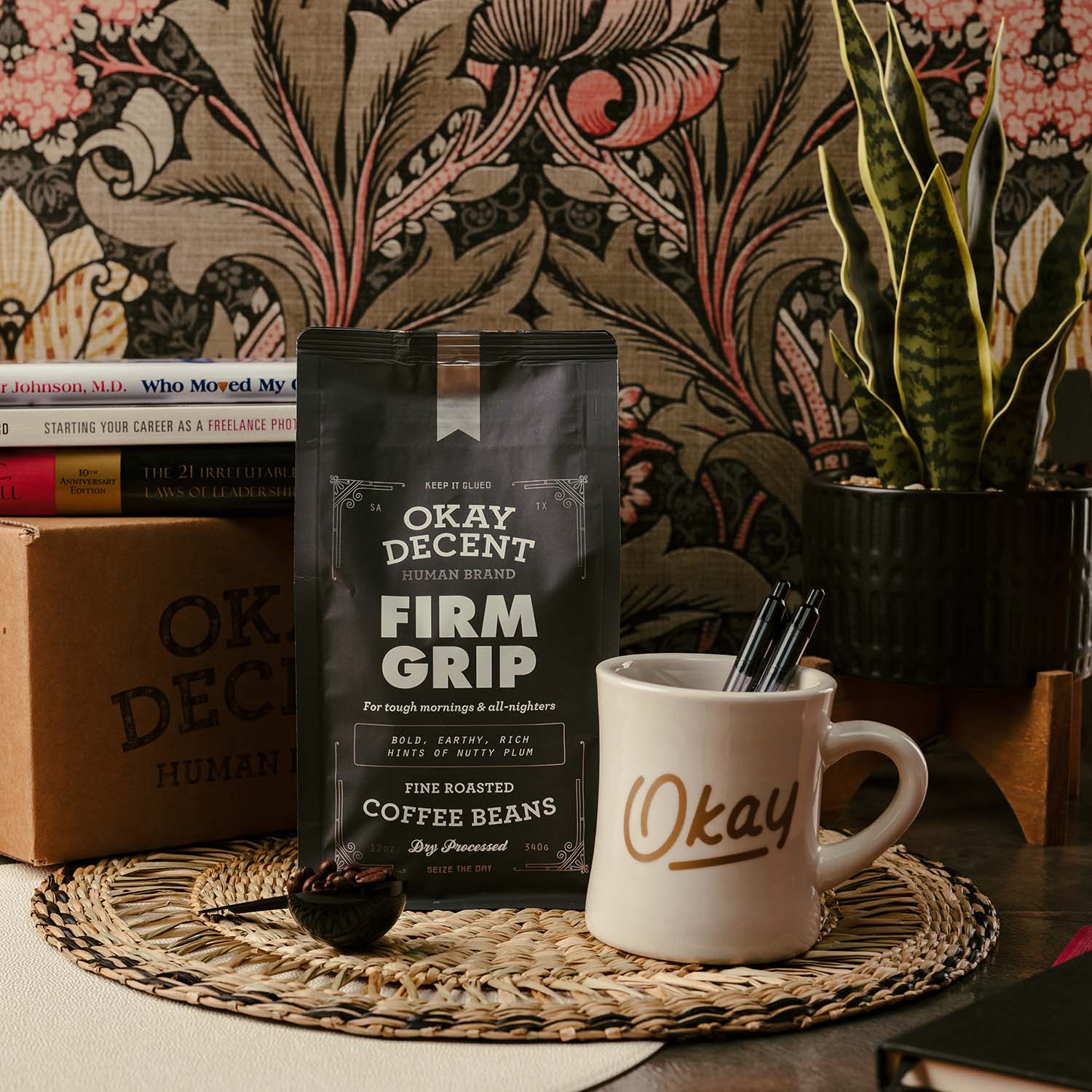 Okay Decent Human Brand Firm Grip Roast