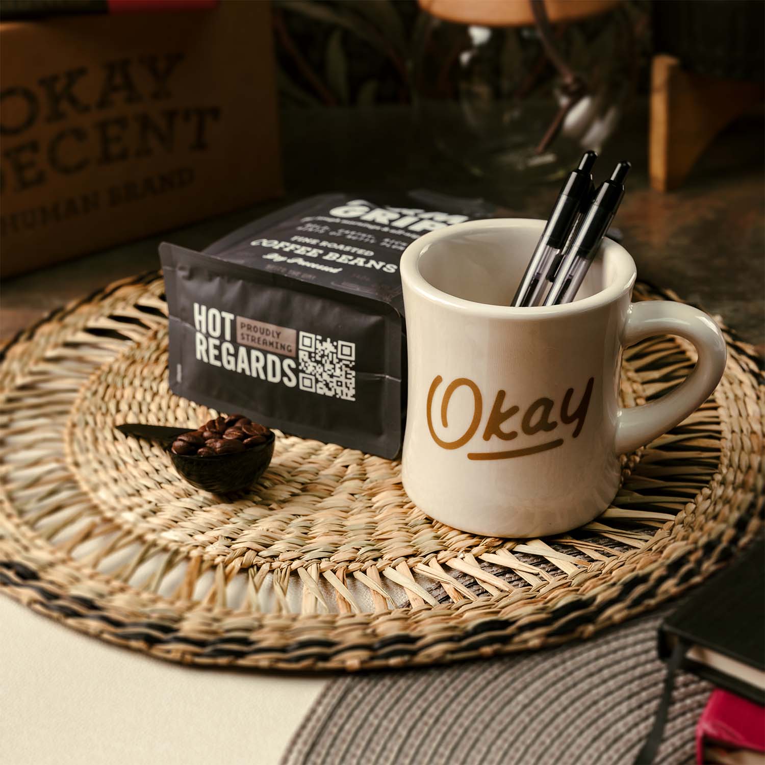 Okay Decent Human Brand Firm Grip Roast